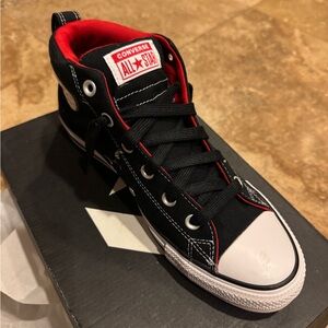 Converse men’s Black and Red High-Tops